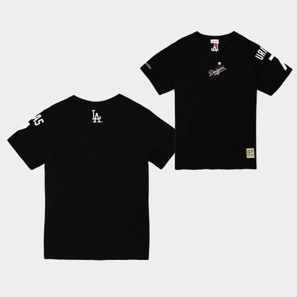 Los Angeles Dodgers #7 Julio Urias Insignia SS Black Men's T-Shirt