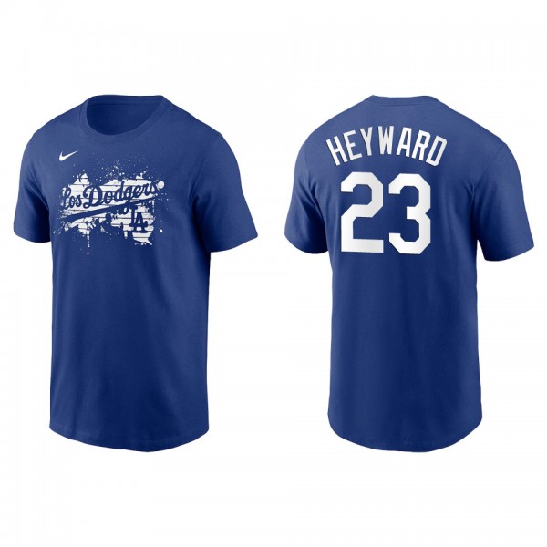 Jason Heyward Men's Los Angeles Dodgers Nike Royal...