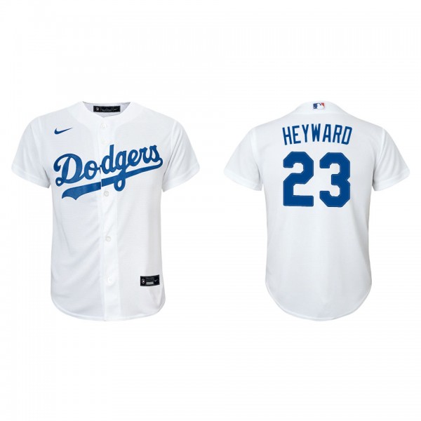 Jason Heyward Youth Los Angeles Dodgers Nike White...