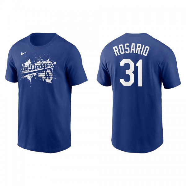 Men's Los Angeles Dodgers Amed Rosario Royal City Connect Graphic T-Shirt