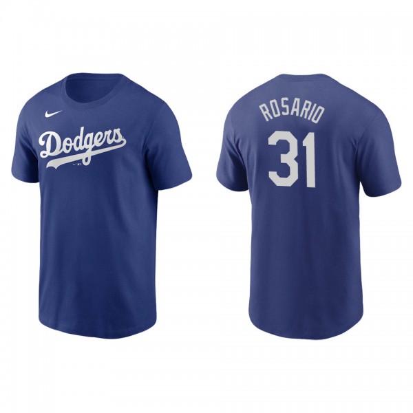 Men's Los Angeles Dodgers Amed Rosario Royal Name Number T-Shirt