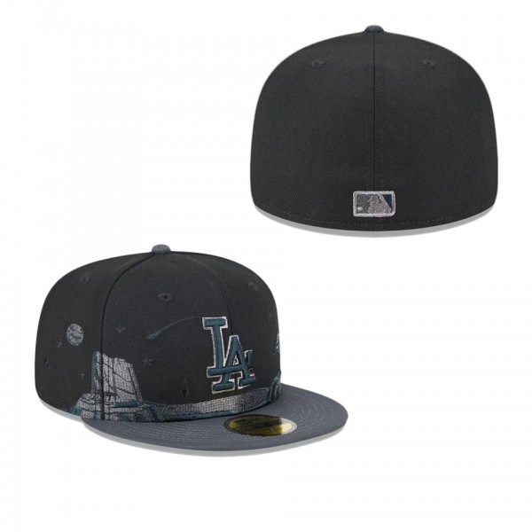 Men's Los Angeles Dodgers Black Planetary 59FIFTY ...