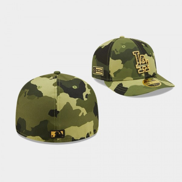 Los Angeles Dodgers On-Field 2022 Armed Forces Day Low Profile Hat