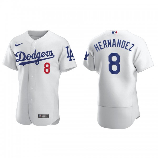 Men's Los Angeles Dodgers Enrique Hernandez White ...