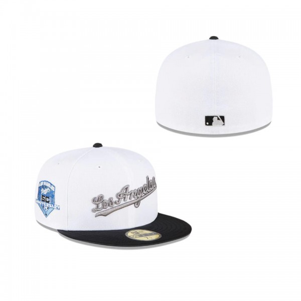 Los Angeles Dodgers Just Caps Optic White 59FIFTY ...