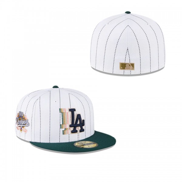 Los Angeles Dodgers Just Caps White Pinstripe 59FI...