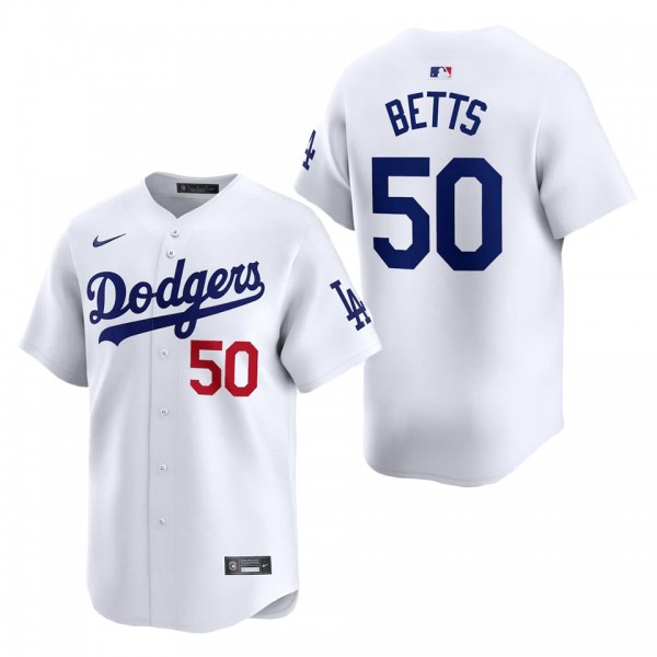 Men's Los Angeles Dodgers Mookie Betts White Home ...