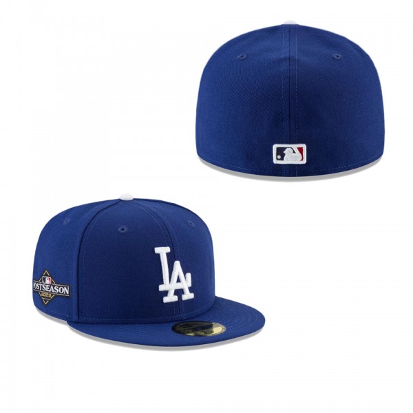 Men's Los Angeles Dodgers Royal 2023 Postseason 59FIFTY Fitted Hat
