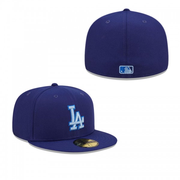 Men's Los Angeles Dodgers Royal Monochrome Camo 59FIFTY Fitted Hat
