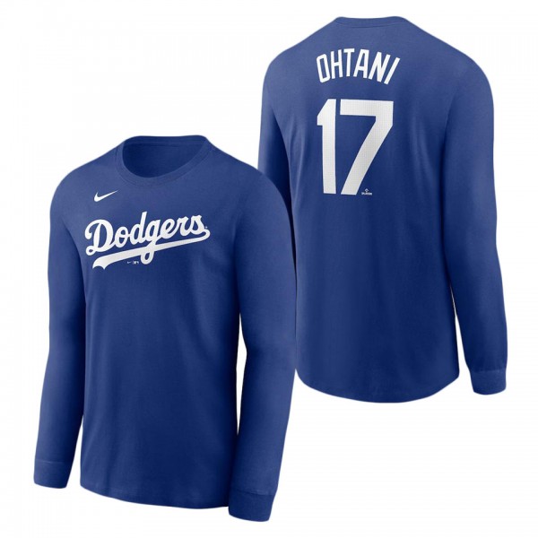 Men's Los Angeles Dodgers Shohei Ohtani Nike Royal...