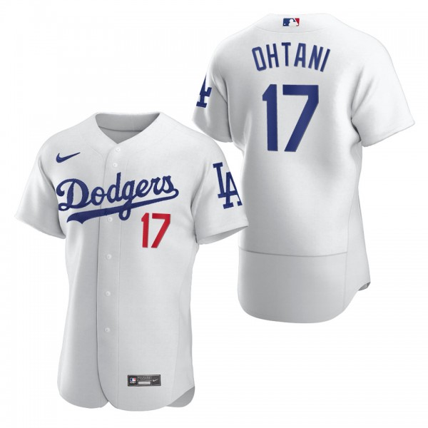 Men's Los Angeles Dodgers Shohei Ohtani White Auth...