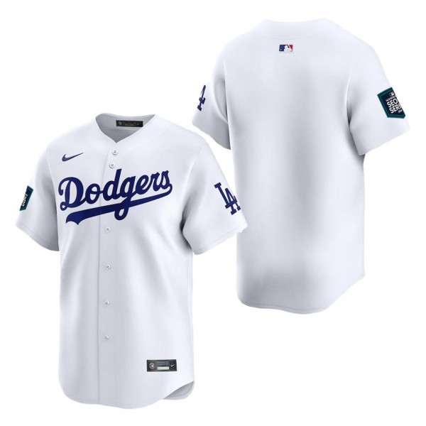 Men's Los Angeles Dodgers White 2024 MLB World Tou...