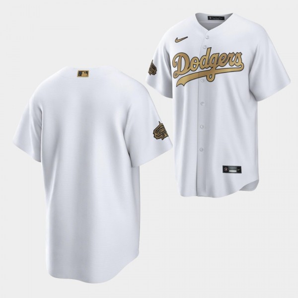 2022 MLB All-Star Game # Los Angeles Dodgers White Replica Jersey - Men's