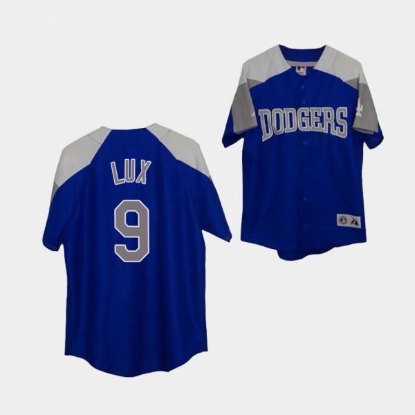 Los Angeles Dodgers Majestic Royal Gavin Lux Alter...