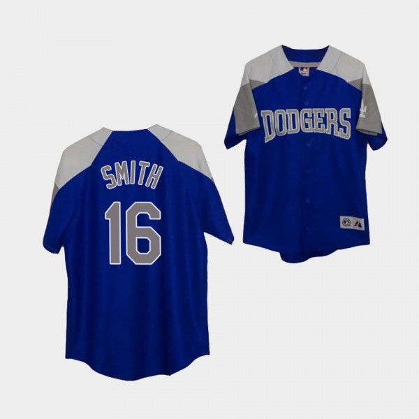 Los Angeles Dodgers Majestic Royal Will Smith Alternative Jersey