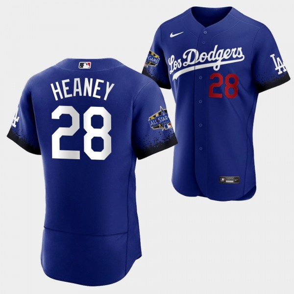 Andrew Heaney Los Angeles Dodgers Authentic 2021 City Connect Men's Jersey Royal