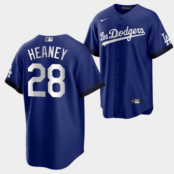 Andrew Heaney Los Angeles Dodgers Replica 2021 City Connect Men's Jersey Royal