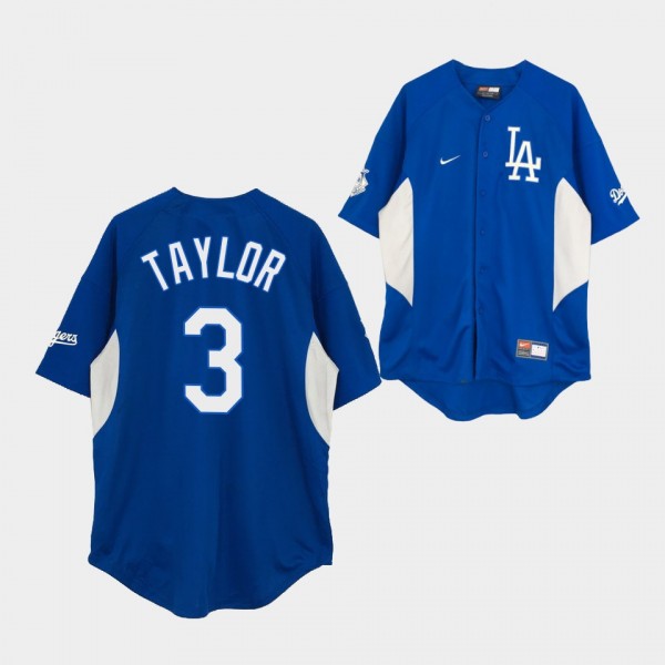 Los Angeles Dodgers Vintage Royal Chris Taylor Bas...