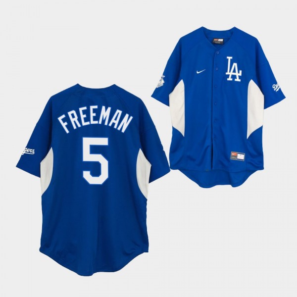 Los Angeles Dodgers Vintage Royal Freddie Freeman ...