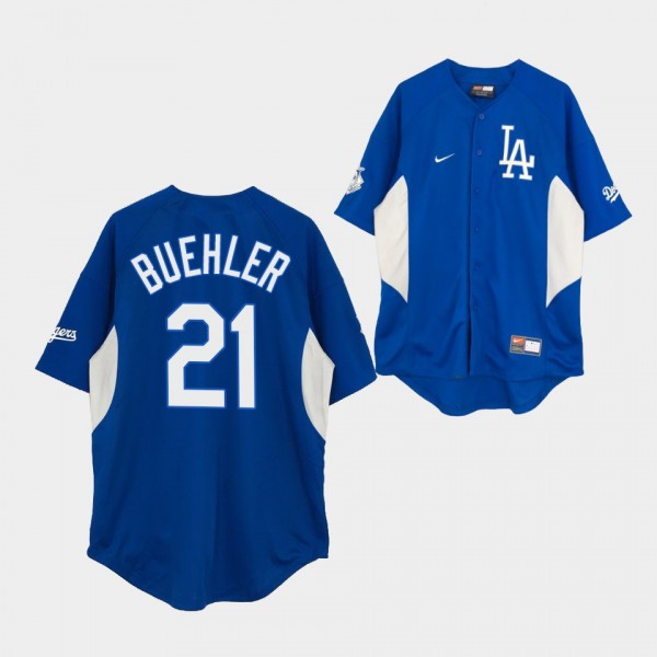 Los Angeles Dodgers Vintage Royal Walker Buehler B...