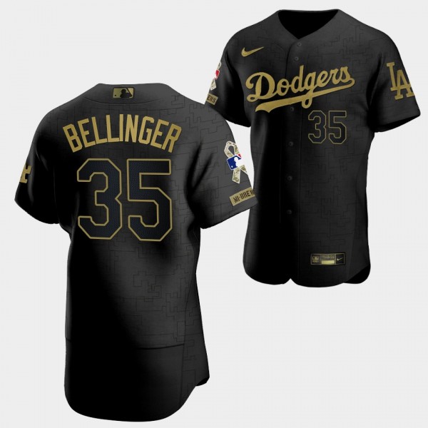 #35 Cody Bellinger Los Angeles Dodgers Salute To Service Jersey Black