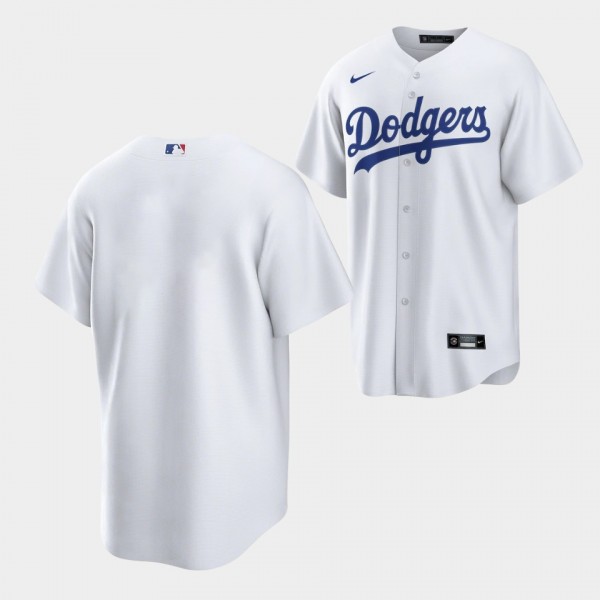 # Los Angeles Dodgers Replica White Jersey Home Pl...