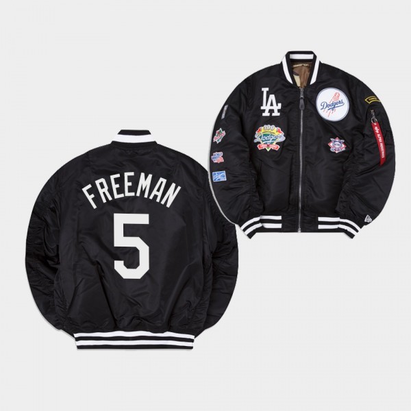 Men's Los Angeles Dodgers #5 Freddie Freeman Alpha...