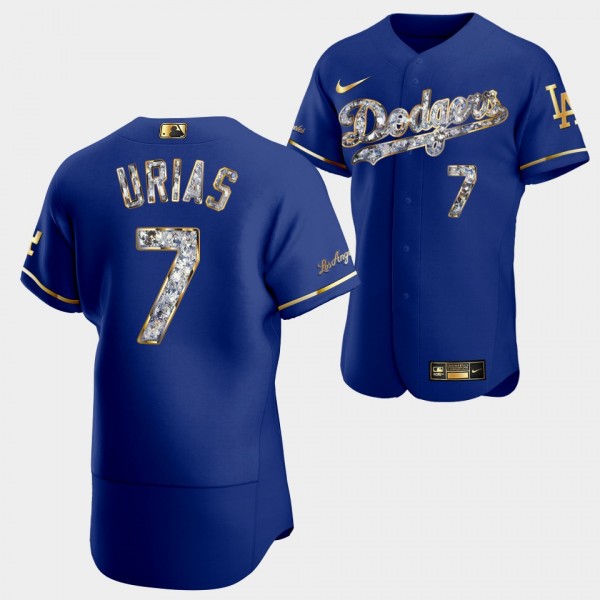 #7 Julio Urias Los Angeles Dodgers Diamond Edition Jersey Royal