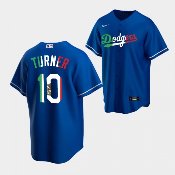 #10 Justin Turner Los Angeles Dodgers Mexican Heri...