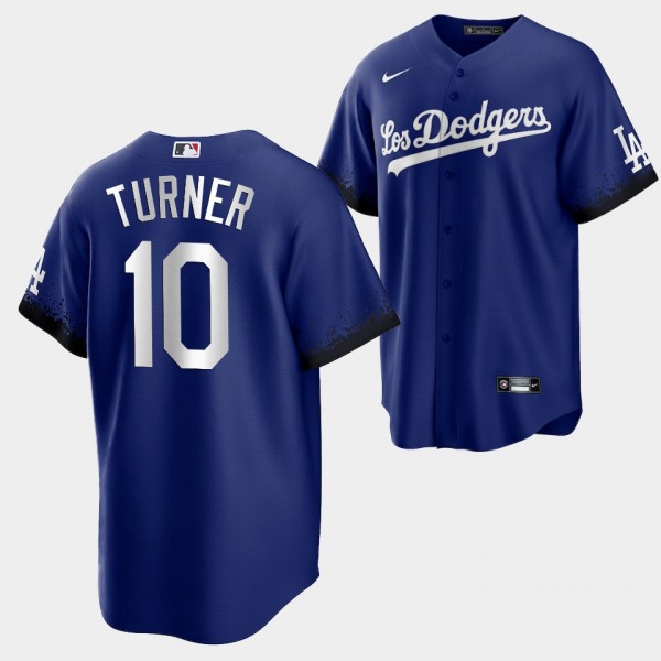 Justin Turner Los Angeles Dodgers Replica 2021 City Connect Men's Jersey Royal