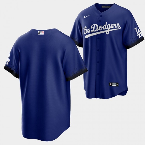 Los Angeles Dodgers Replica 2021 City Connect Men'...