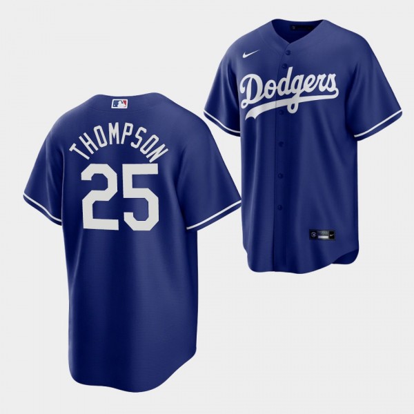 #25 Trayce Thompson Los Angeles Dodgers Replica Ro...