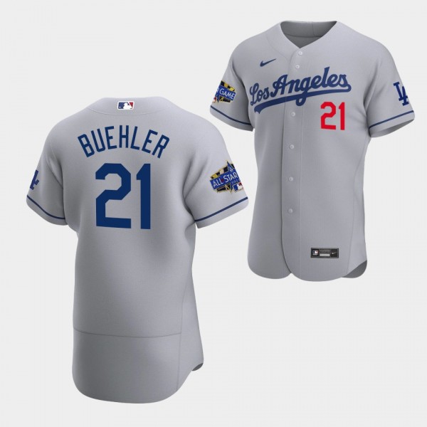 #21 Walker Buehler Los Angeles Dodgers Authentic J...