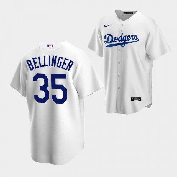 #35 Cody Bellinger Los Angeles Dodgers 2020 Replica White Jersey Home