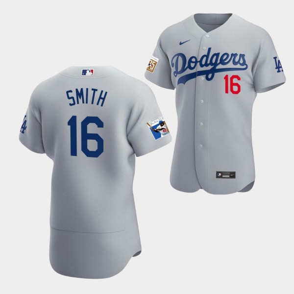 Will Smith Los Angeles Dodgers Alternate Authentic Jersey Gray
