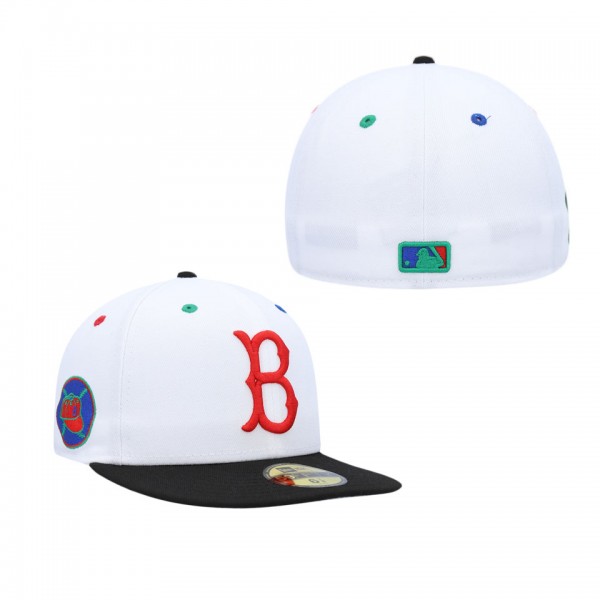 Men's Brooklyn Dodgers White Black Cooperstown Col...