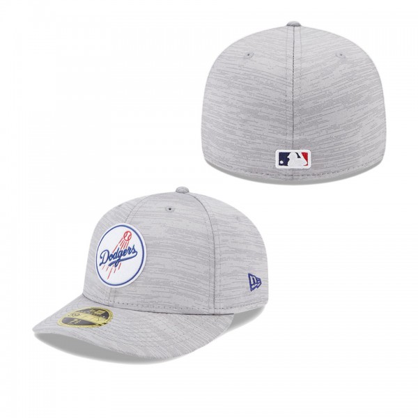 Men's Los Angeles Dodgers Gray 2023 Clubhouse Low ...