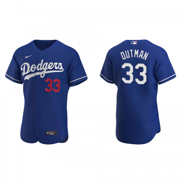 Men's James Outman Los Angeles Dodgers Royal Authe...