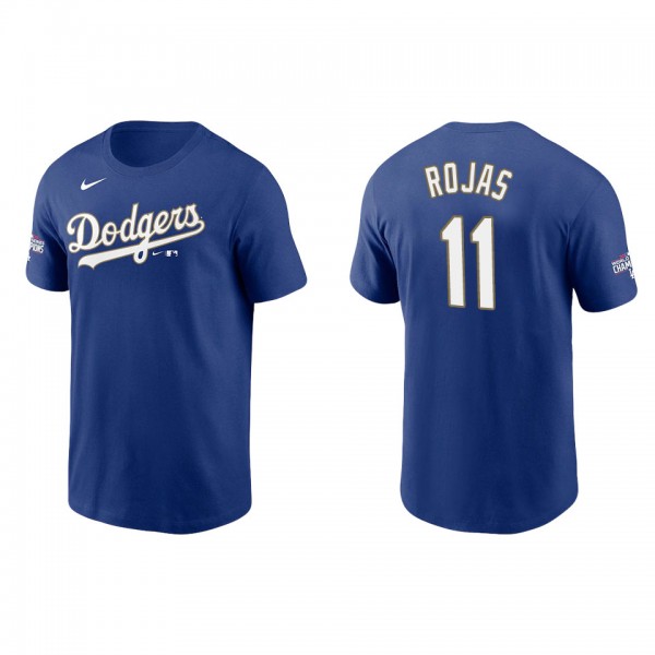 Men's Miguel Rojas Los Angeles Dodgers Royal Gold Program T-Shirt