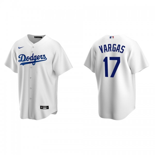 Men's Miguel Vargas Los Angeles Dodgers White Replica Home Jersey