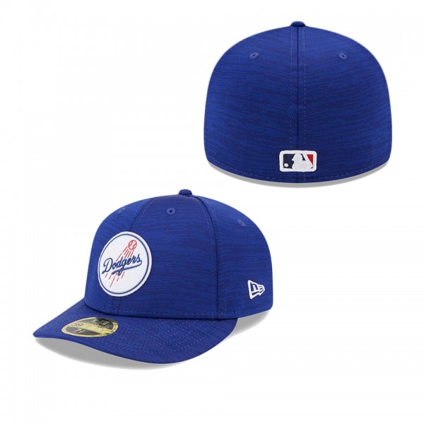 Men's Los Angeles Dodgers Royal 2023 Clubhouse Low Profile 59FIFTY Fitted Hat