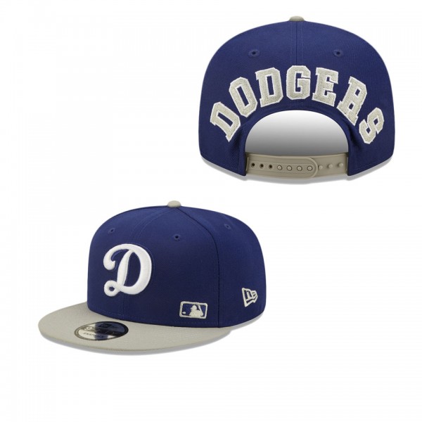 Men's Los Angeles Dodgers Royal Gray Flawless 9FIF...
