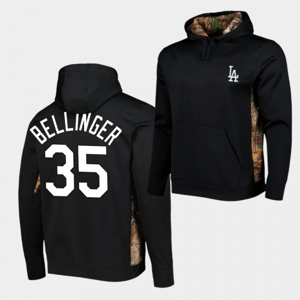 Los Angeles Dodgers Cody Bellinger Men's Ranger Pullover Black Hoodie