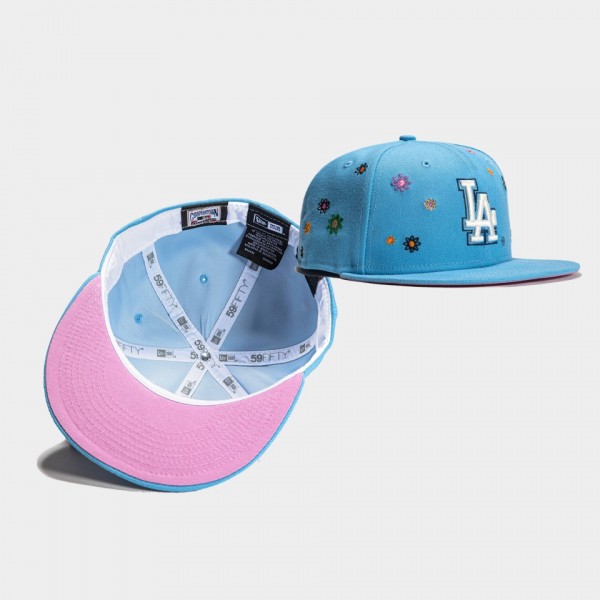Super Bloom Los Angeles Dodgers 59FIFTY Fitted Tea...