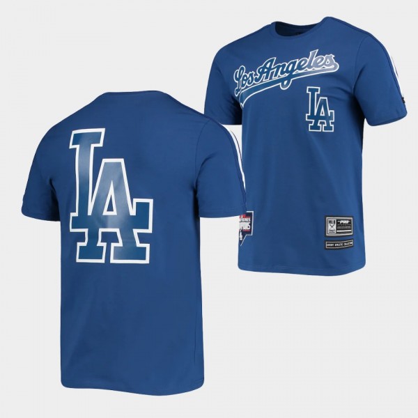 Los Angeles Dodgers # Taping Royal Men's T-Shirt