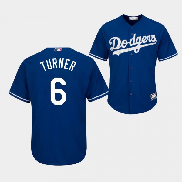 Trea Turner LA Dodgers Big & Tall Replica Royal Jersey