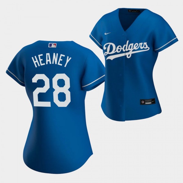 Los Angeles Dodgers Andrew Heaney #Andrew Heaney Royal Alternate Replica Women's Jersey