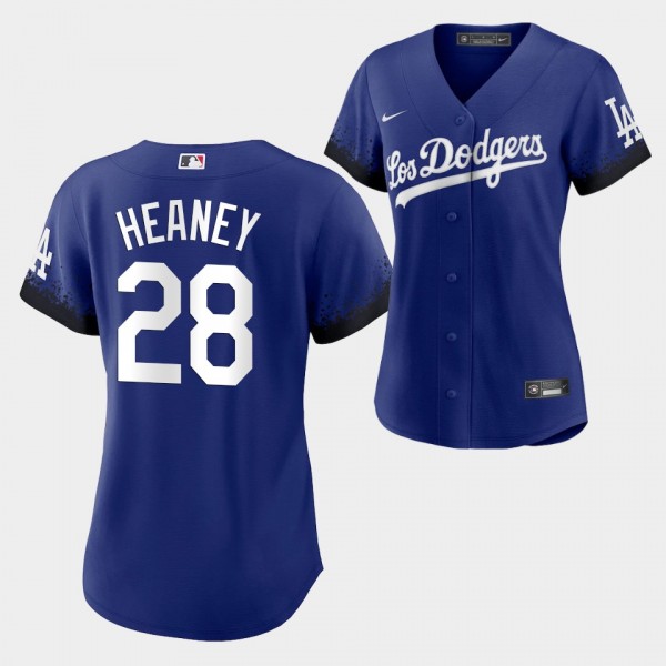 Women's 2021 City Connect #28 Andrew Heaney Los Angeles Dodgers Replica Jersey - Royal