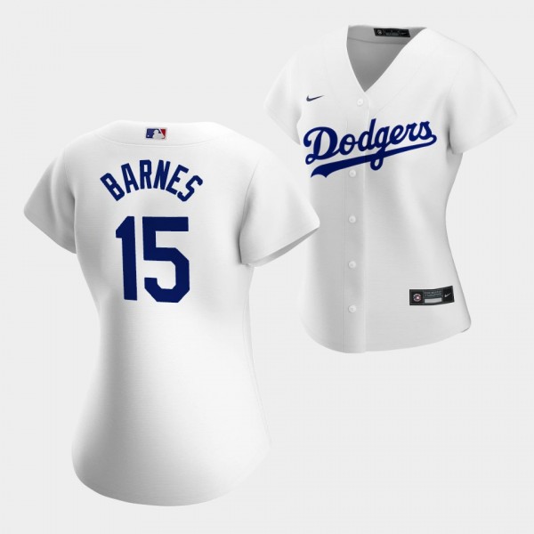 Women's Los Angeles Dodgers 15 Austin Barnes Repli...