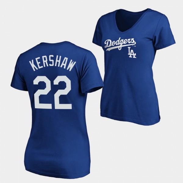 Women's Clayton Kershaw Los Angeles Dodgers Team L...